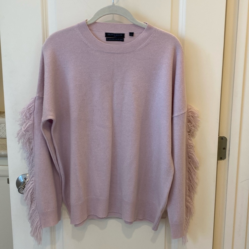 Pink wool and cashmere sweater size L